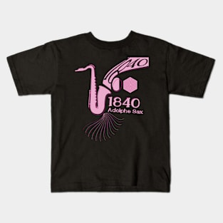 1840, The birth of saxophone music Kids T-Shirt